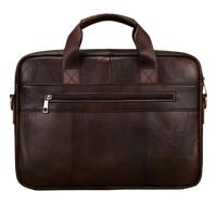 The Executive - Black Leather Briefcase