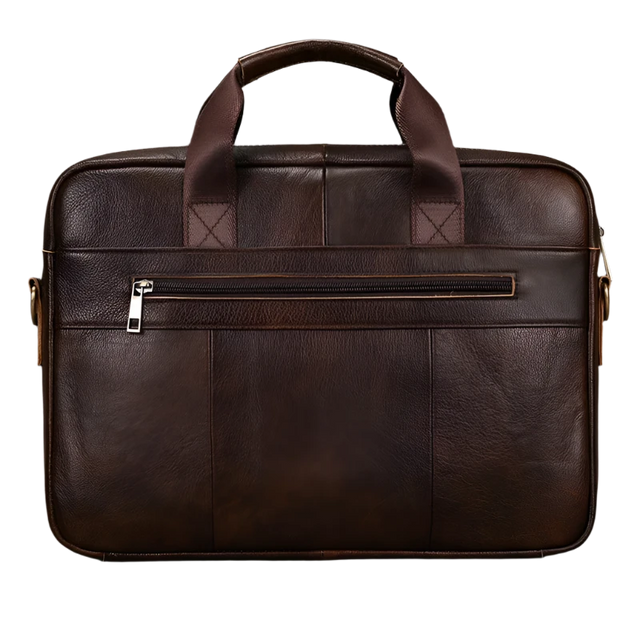 The Executive - Black Leather Briefcase