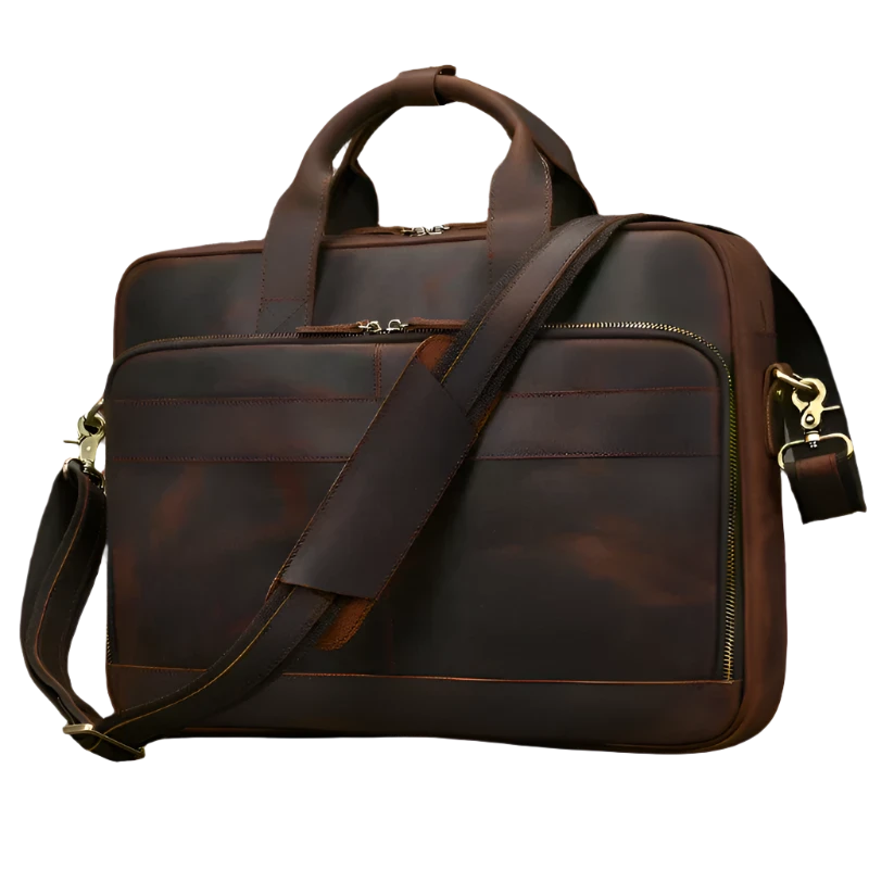 Journalist Briefcase Genuine Leather